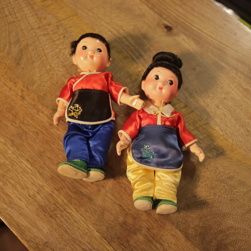 2x Chinese Baby Dolls